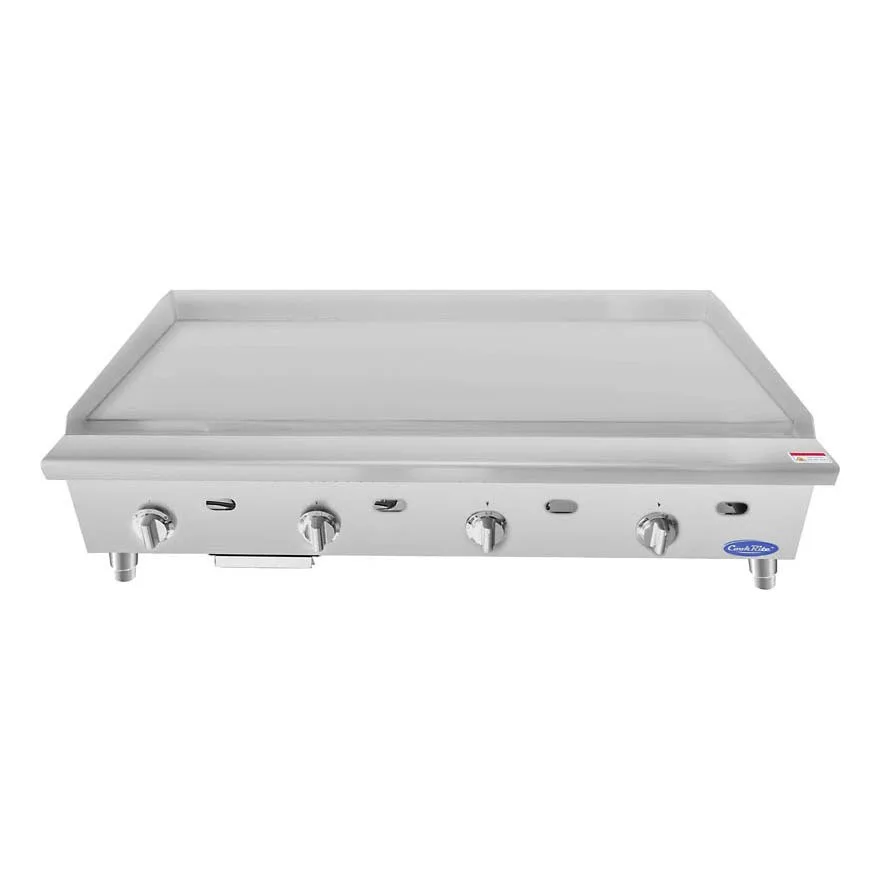 Atosa USA ATTG-48 48" Countertop Gas Griddle with Thermostatic Controls