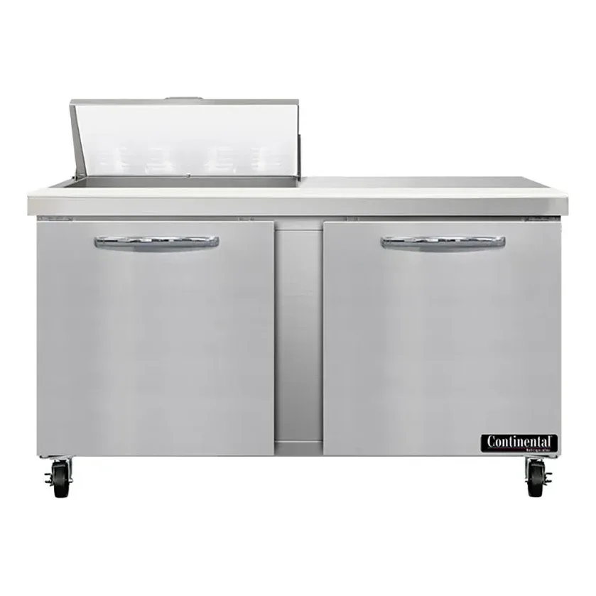 Continental SW60N8 60″ Sandwich/Salad Prep Table w/ Refrigerated Base, 115v