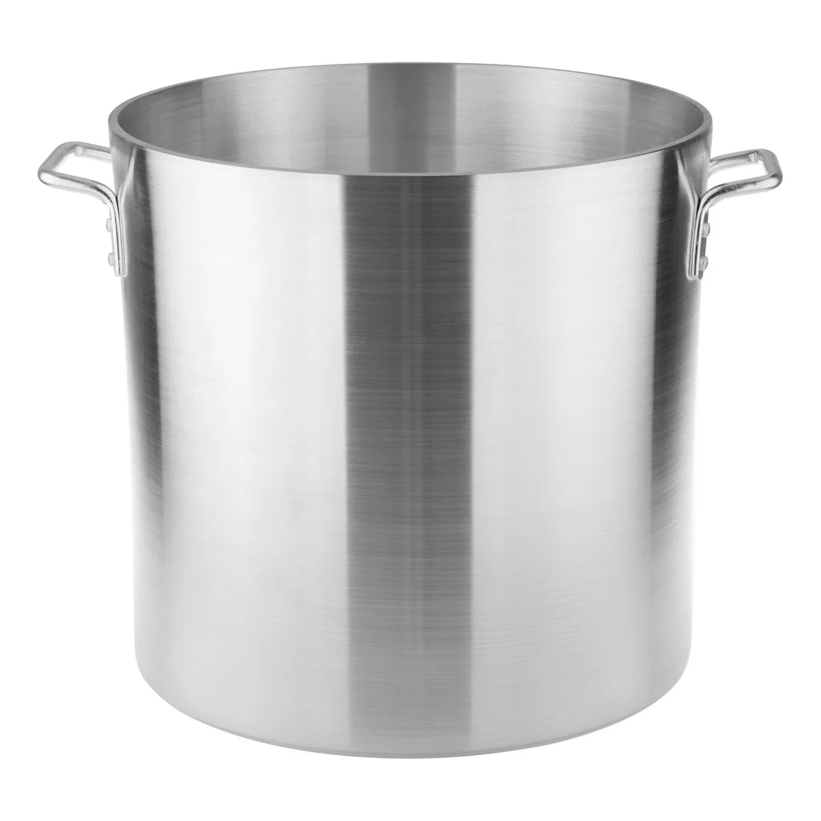 CAC China A1SP-6-140 Stock Pot – 140 Qt Heavy Duty Aluminum, 6 mm Thick, Riveted Handles, NSF