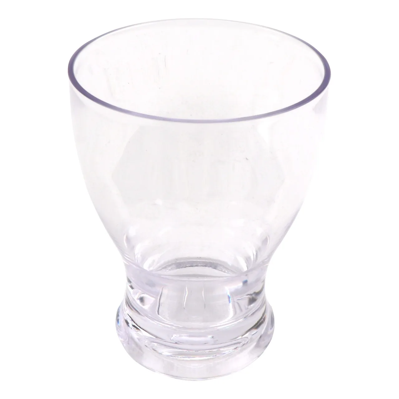 GET BB-10-CL Clear Juice Glass, 10 Oz., 3-1/4" Dia. X 4.32"H, Flared, SAN Plastic - 1 Dozen