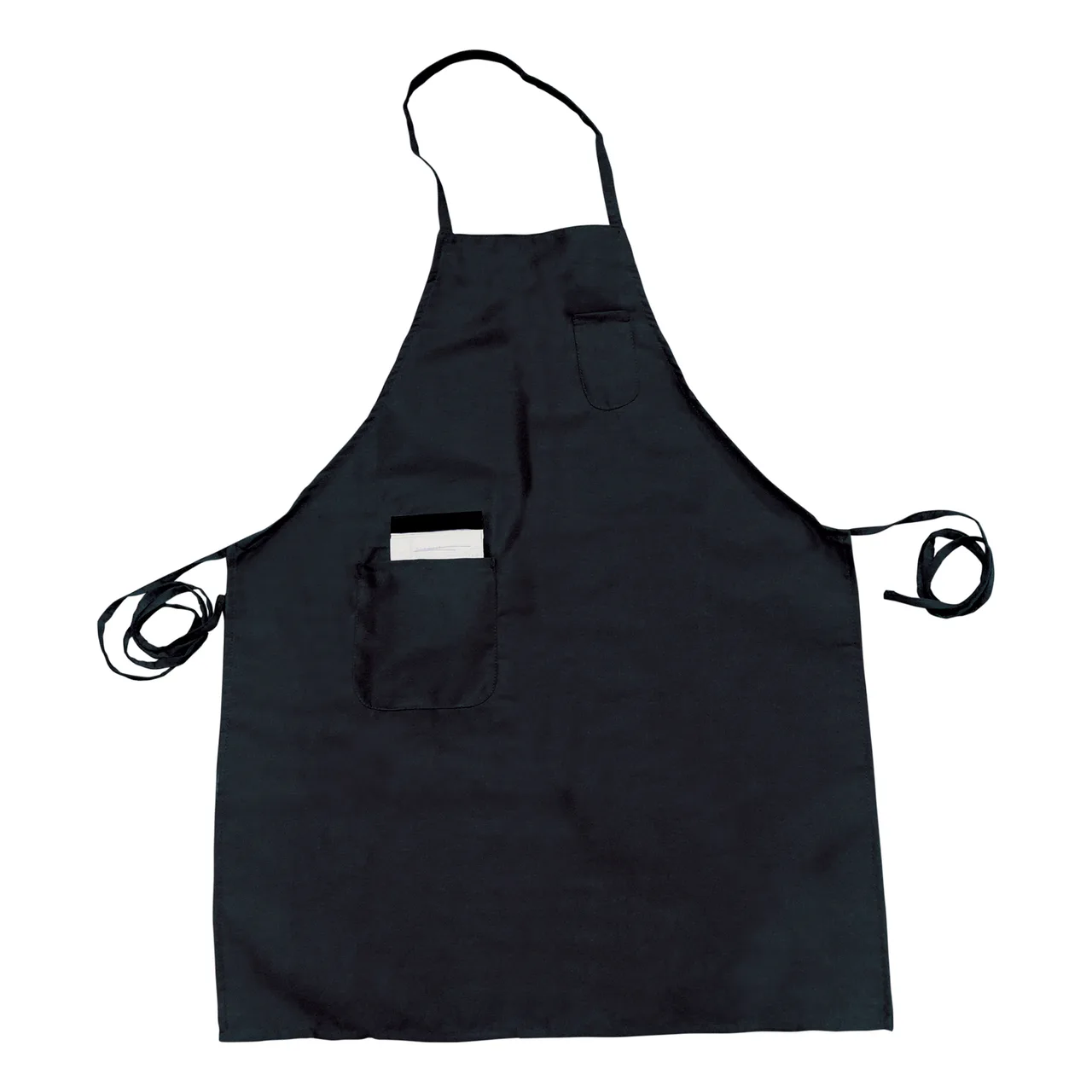 Thunder Group CA3326BK Chef Regalia Bib Aprons, 33" X 26", Full-Length With Pocket, 65/35 Poly/Cotton