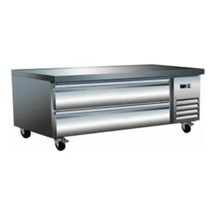 Serv-Ware CB60-HC 62″ 2 Drawers Refrigerated Chef Base