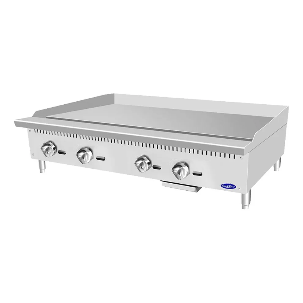 Atosa USA ATMG-48 48“ CookRite Countertop Gas Griddle w/ Manual Controls, 120.000 BTU
