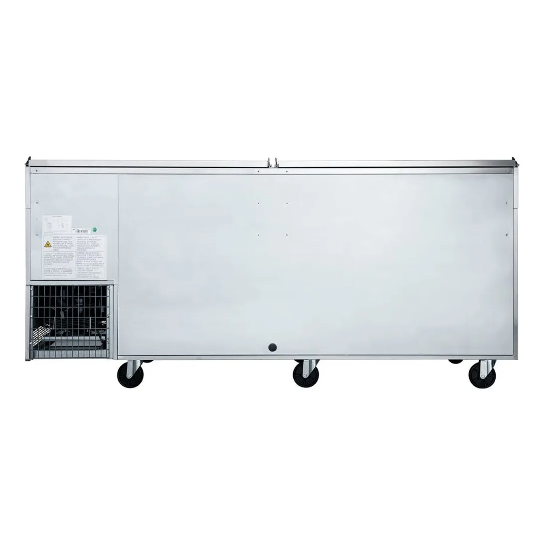 Dukers DPP90-12-S3 90 3/8" Pizza Prep Table w/ Refrigerated Base, 115v