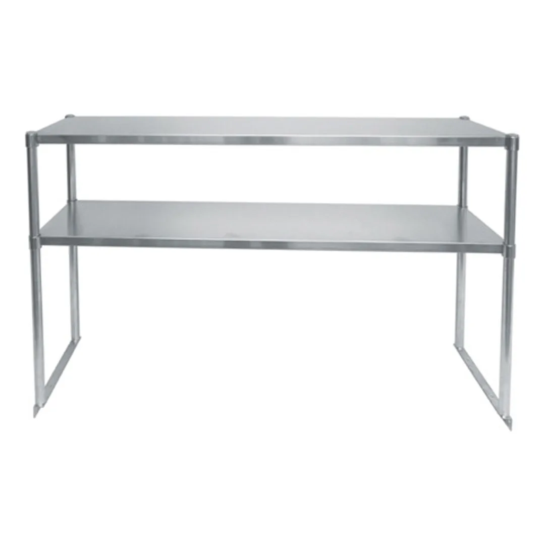 Atosa USA MROS-6RE 72.5" Sound Deadened Overshelf with Double Shelves / 18 Gauge S. Steel