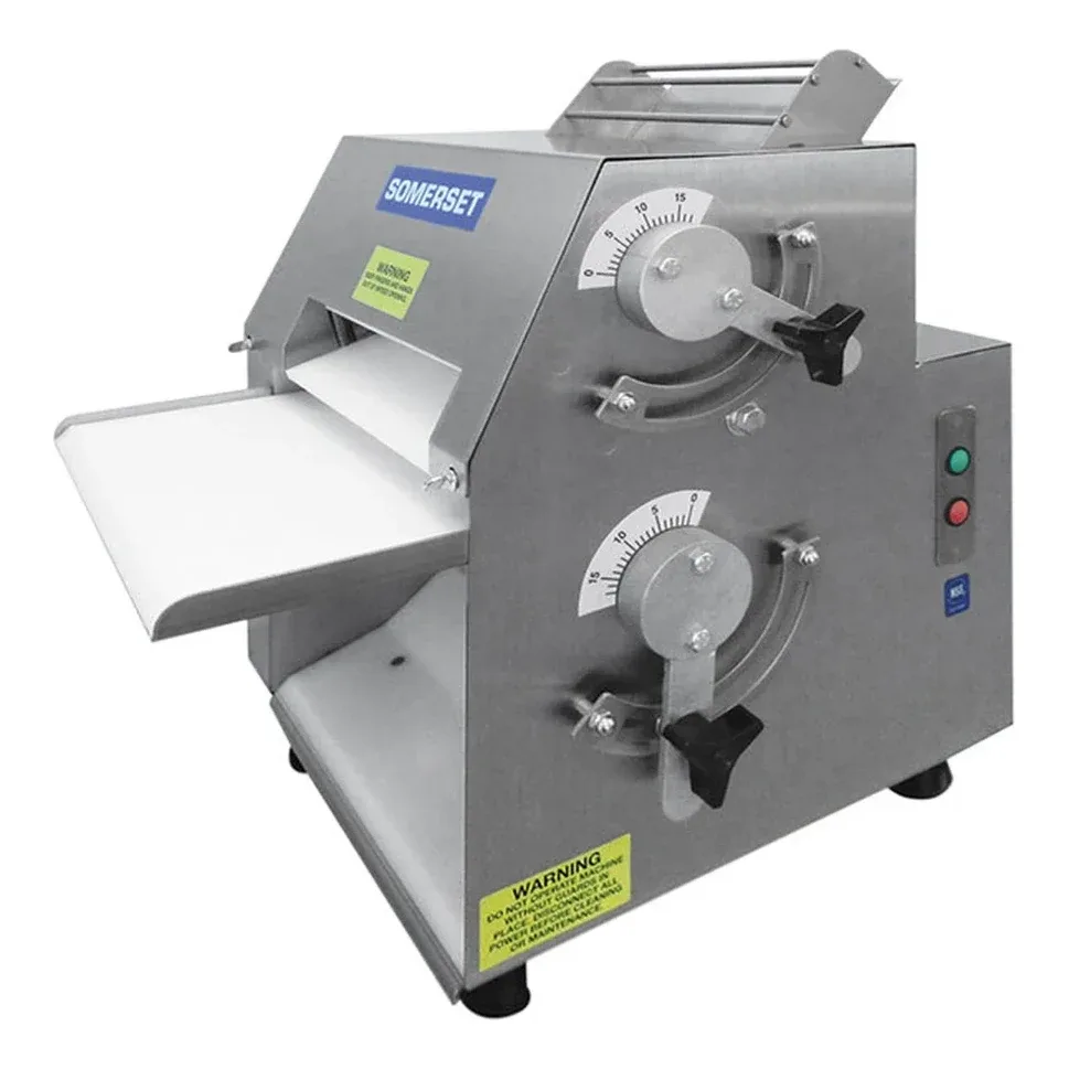 Somerset CDR-1100 Countertop Double Pass Roller, 11″ Synthetic Rollers, Front Operation, 1/4 Hp