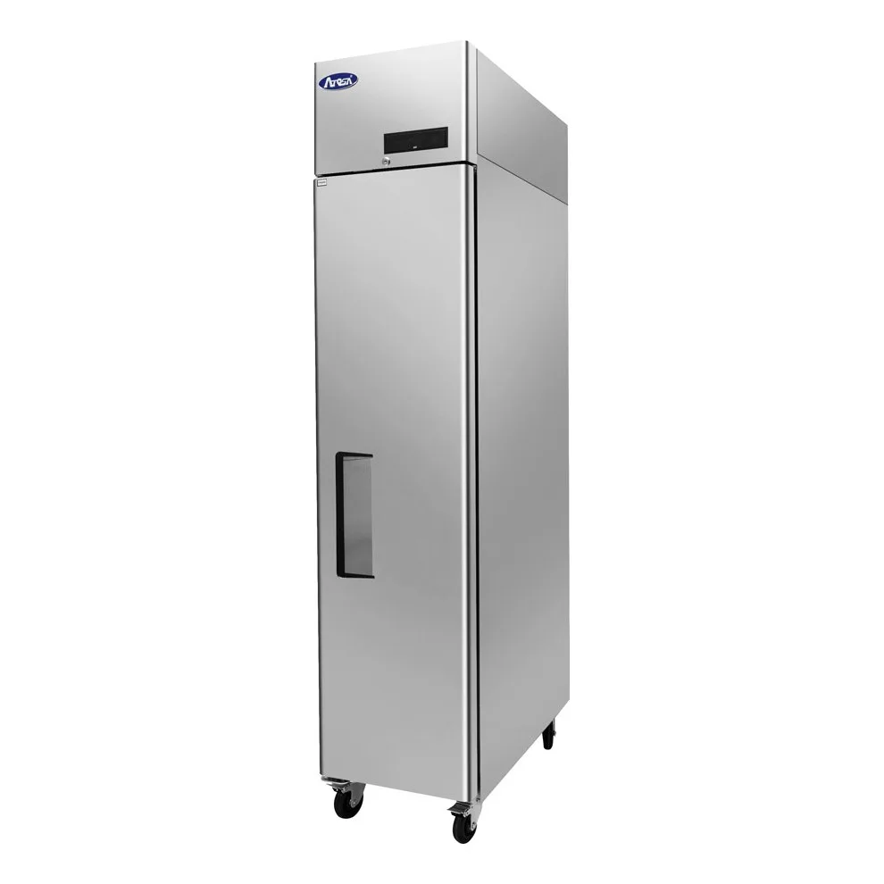 Atosa USA MBF15RSGR One Section Slim Reach-In Refrigerator w/ Solid Door, Top Mounted, Stainless Steel, 13 cu. ft.