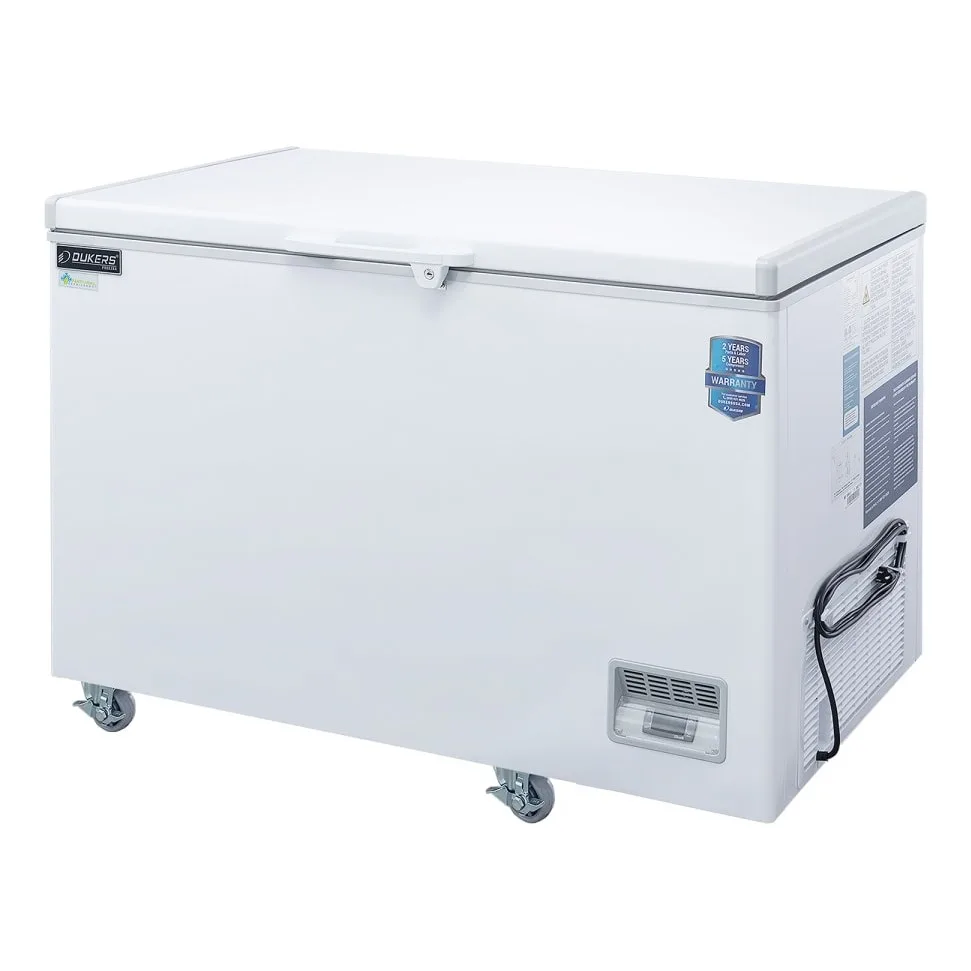 Dukers BD/BG-420 49 3/8" Mobile Chest Freezer w/ (2) Baskets - White, 115v