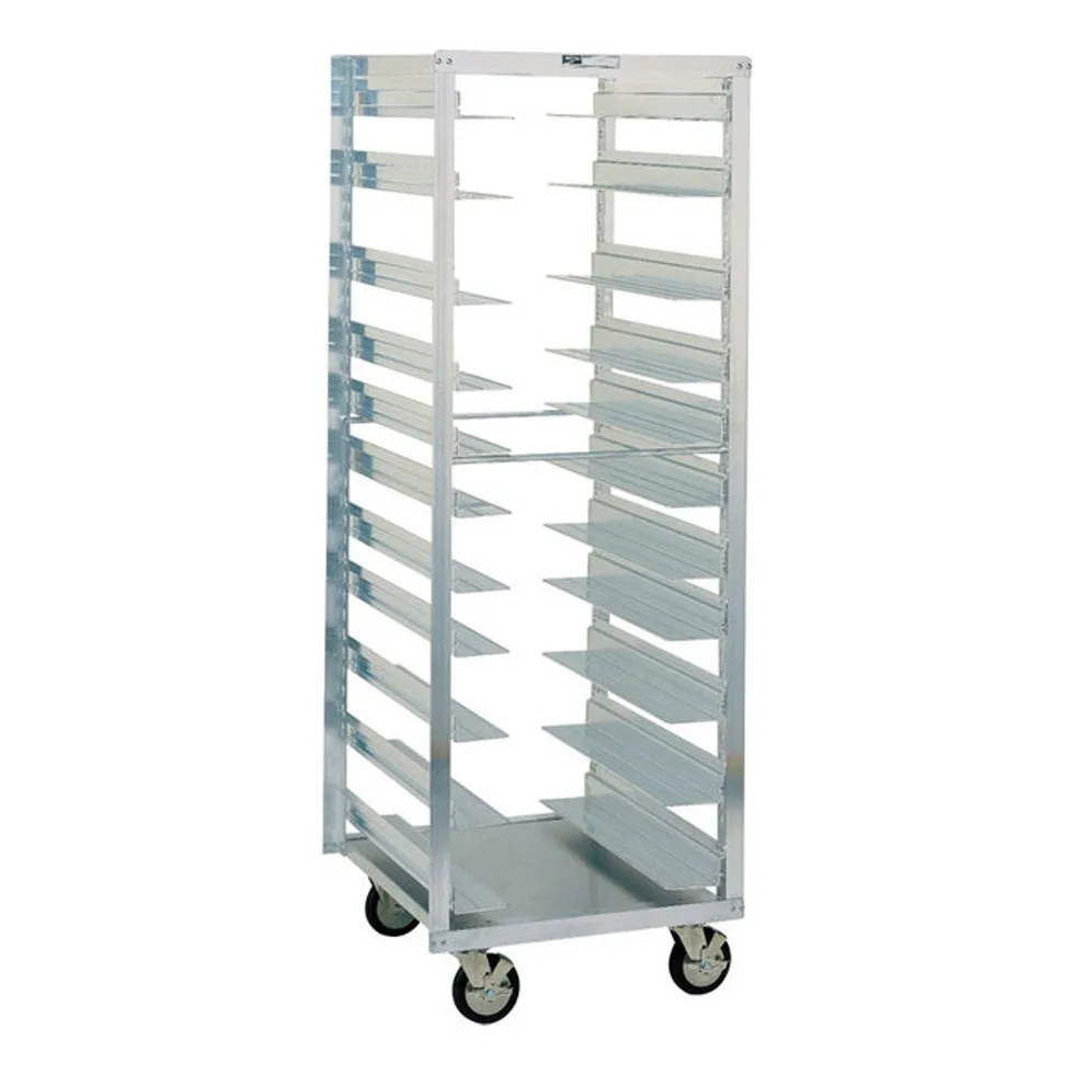 Metro RD78N 13 Pan Mobile Adjustable End Load Bun / Sheet Pan Rack w/ 4-1/2" Bottom Load Slides