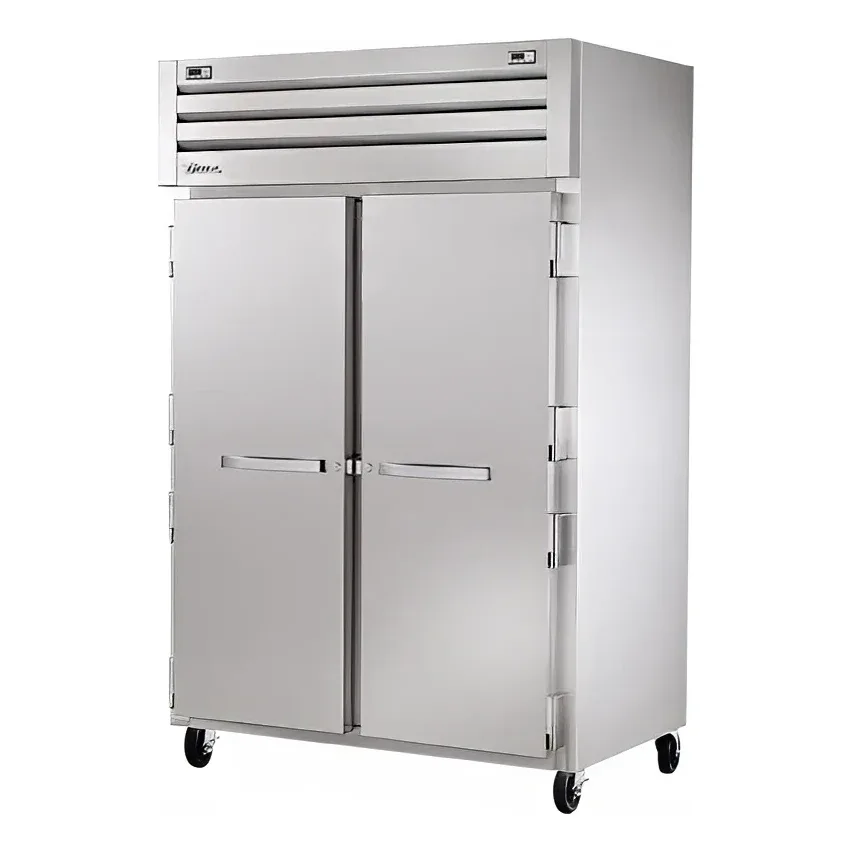 True STR2DT-2S-HC 53″ Two Section Commercial Combo Refrigerator Freezer – Solid Doors, Dual Temp, 115v