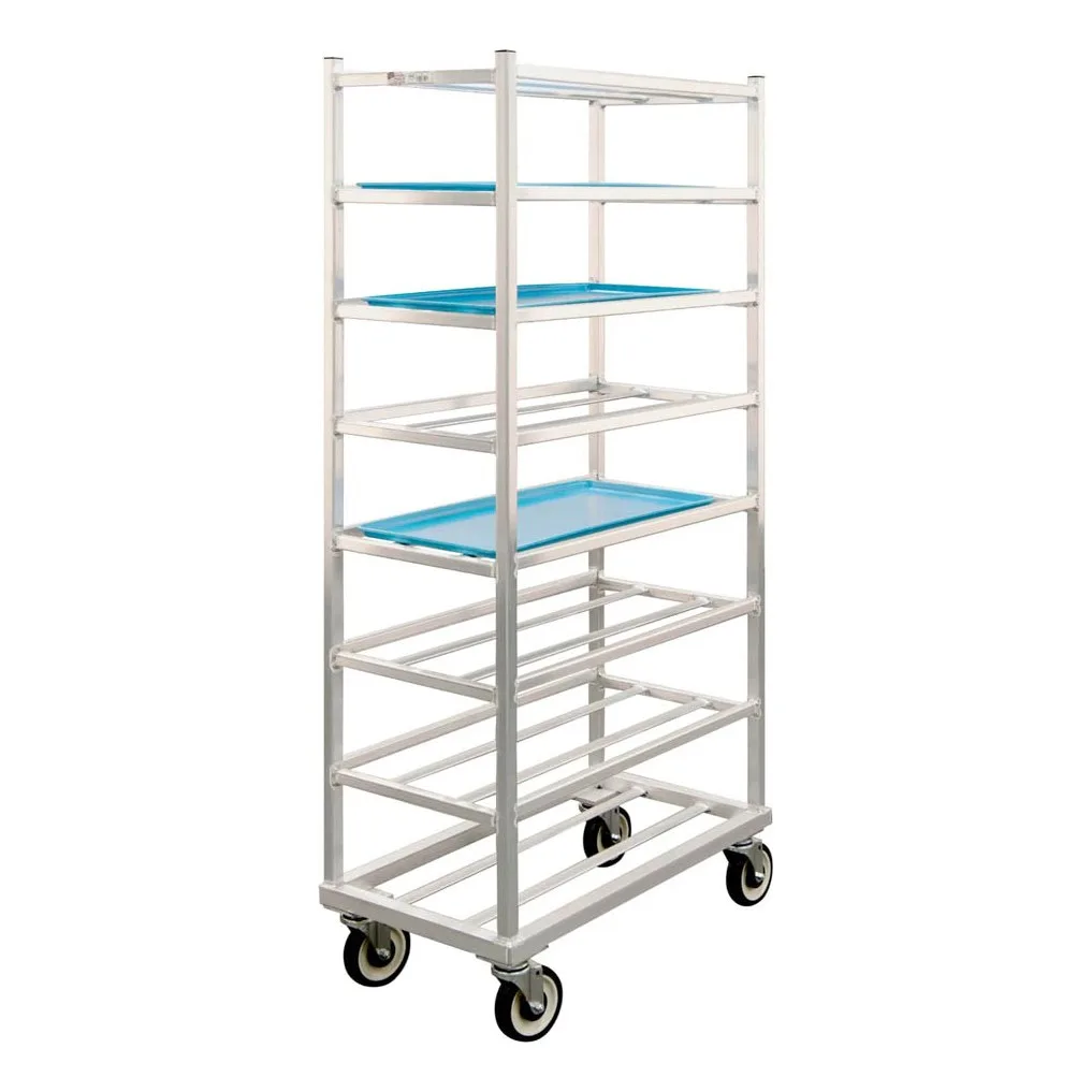 New Age 1355 Aluminum Universal Platter Rack w/ 8 Shelf Capacity