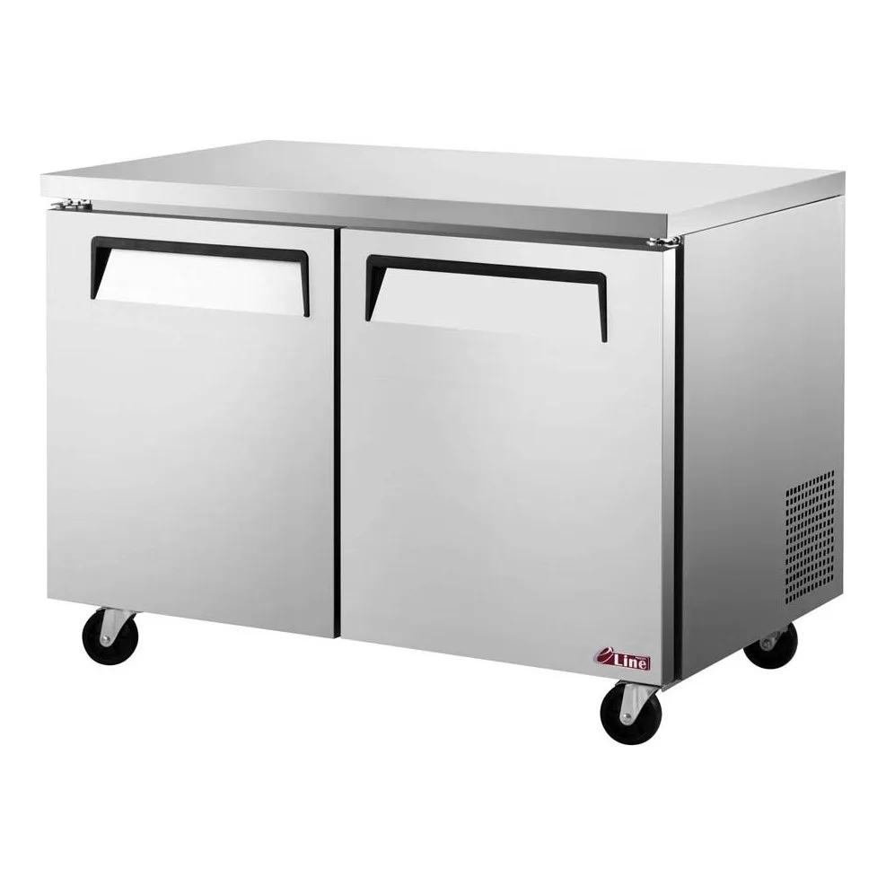 Turbo Air EUF-48-N-V 48″ 2-Section Undercounter Freezer w/ 2 Doors, 13.2 cu. ft.