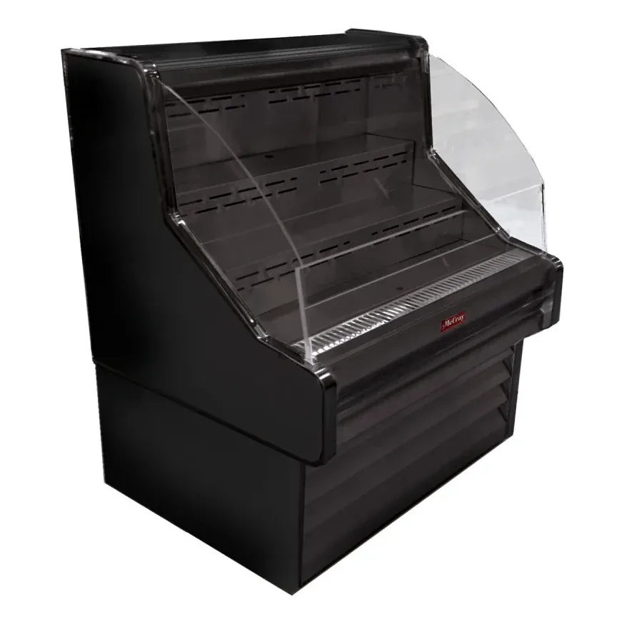 Howard-McCray SC-OS30E-3C-B-LED 39″ Impulse Horizontal Open Air Cooler w/ (3) Levels, 115v