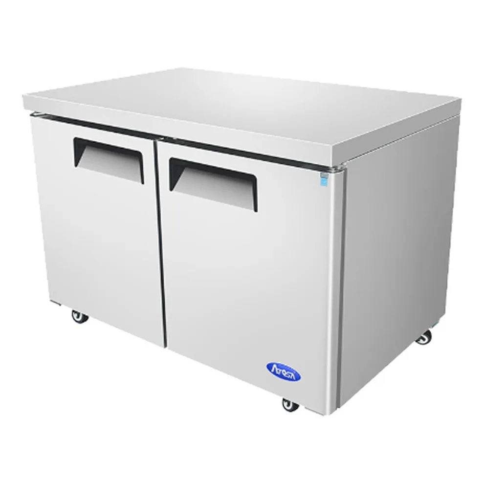 Atosa USA MGF8402GR 48“ Two Section Undercounter Refrigerator w/ 2 Doors, 13.38 cu. ft.