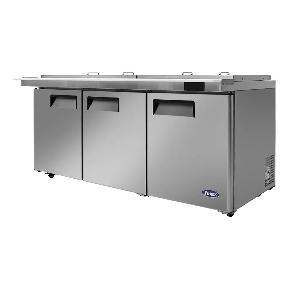 Atosa USA MSF8308GR-NTCV 72“ Three Section Mega Top Sandwich Prep Table