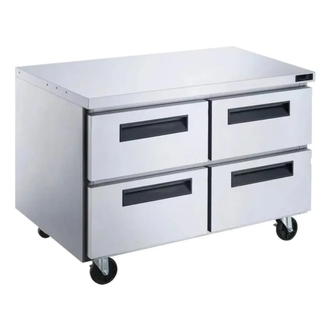 Dukers DUC48R-D4 48" Undercounter Refrigerator w/ (2) Sections & (4) Drawers, 115v