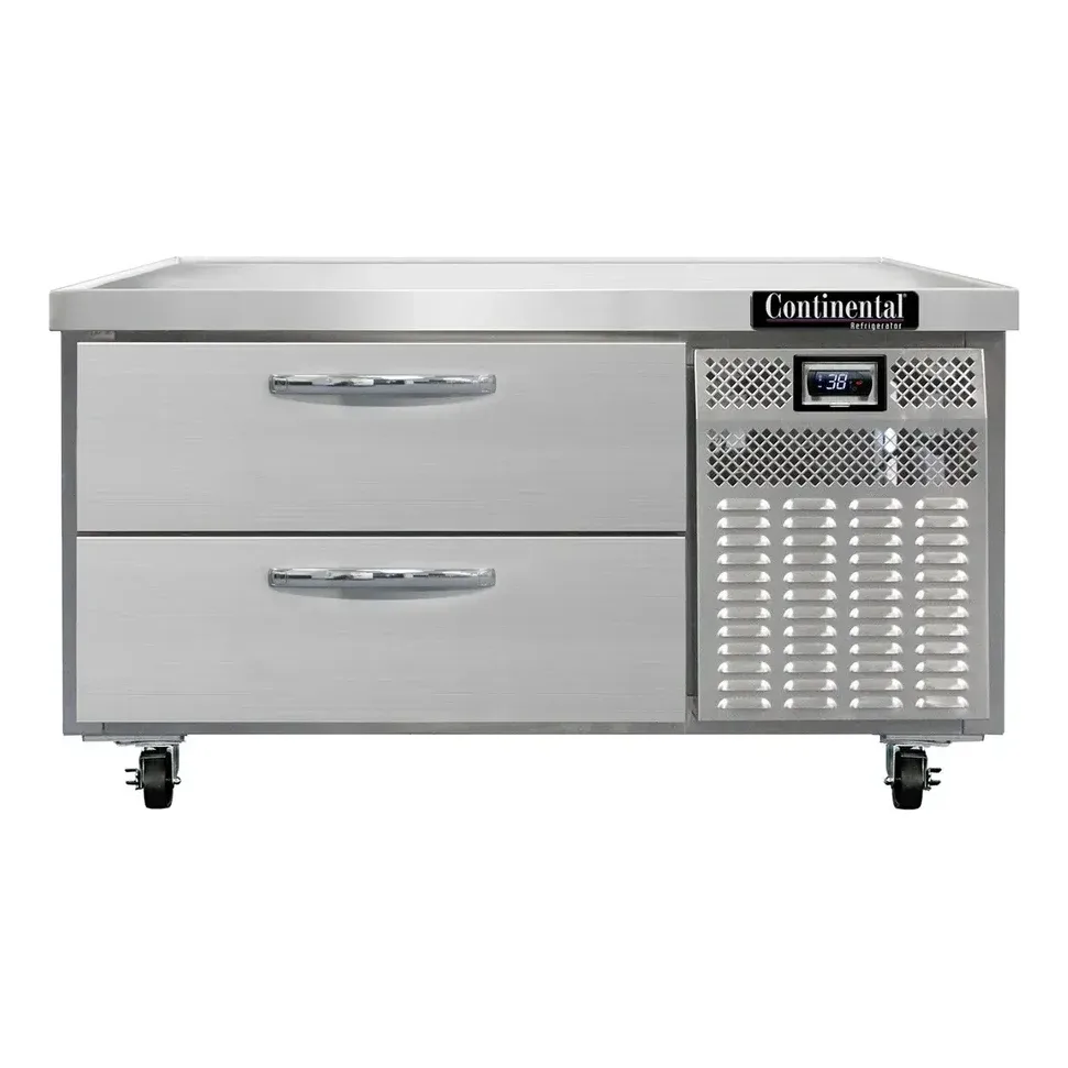 Continental Refrigerator D48GFN 48″ 2 Drawers Freezer Chef Base w/ Marine Edge, 115 V.