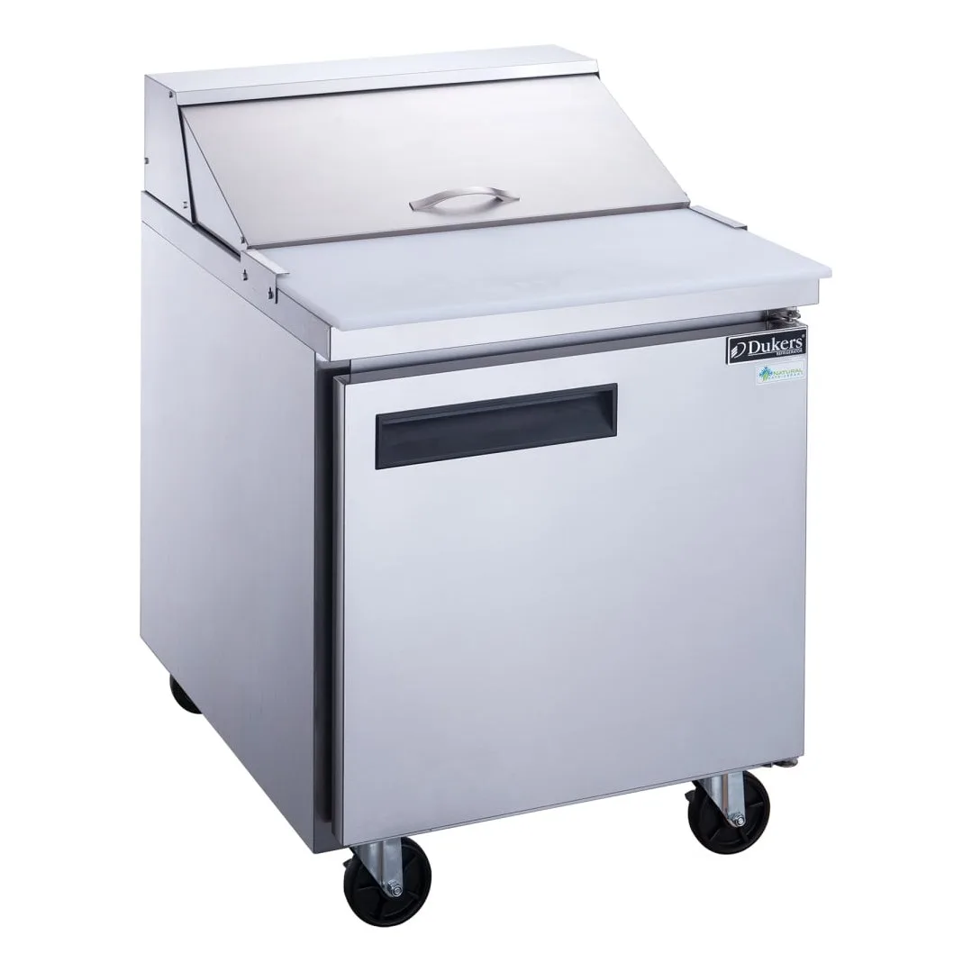 Dukers DSP29-8-S1 29" Sandwich/Salad Prep Table w/ Refrigerated Base, 115v