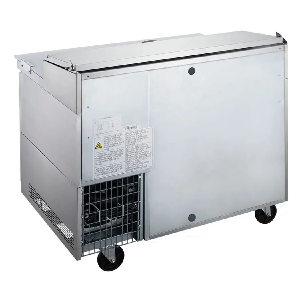 Dukers DPP44-6-S1 44 5/8" Pizza Prep Table w/ Refrigerated Base, 115v
