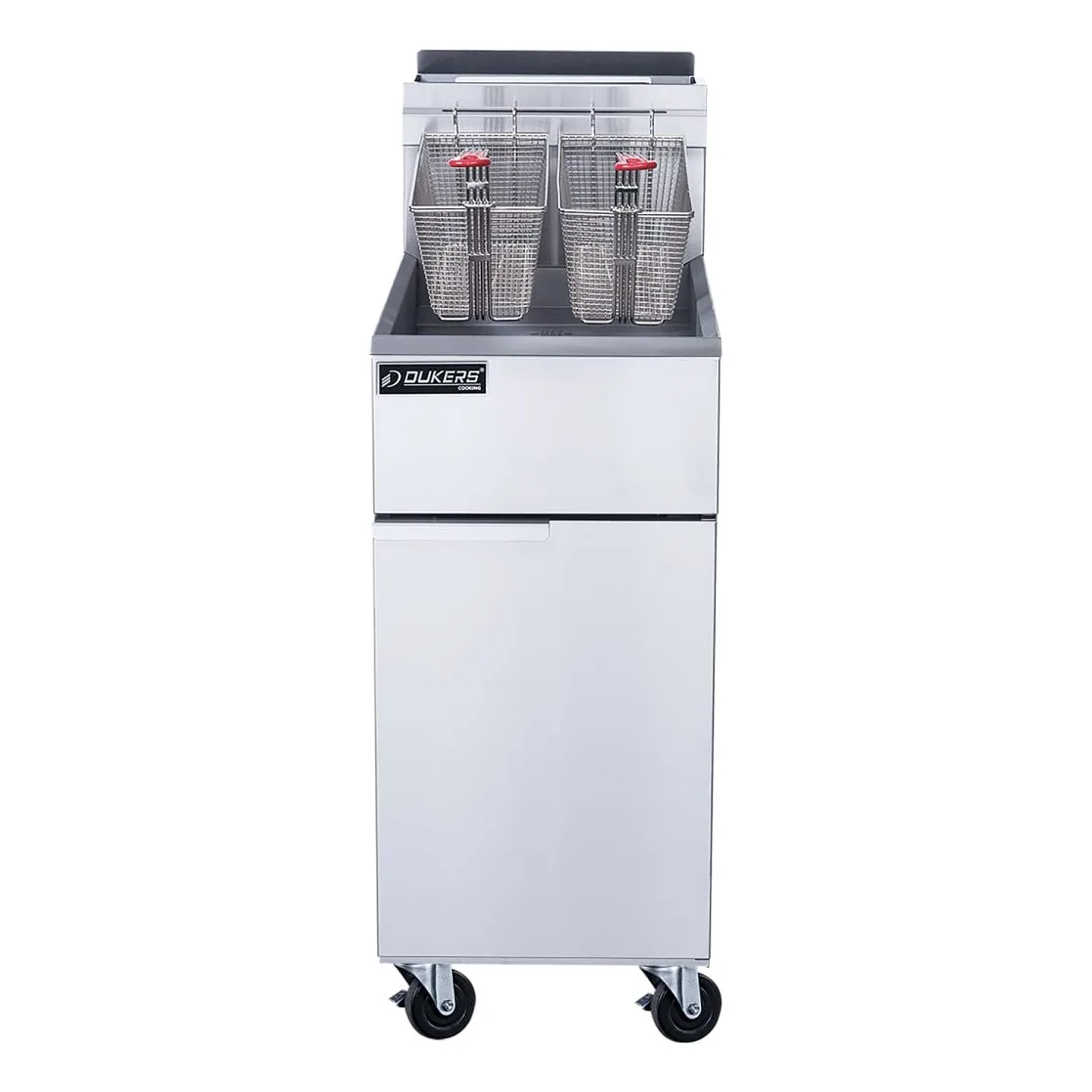 Dukers DCF3-NG Gas Fryer - (1) 40 lb Vat, Floor Model, Natural Gas