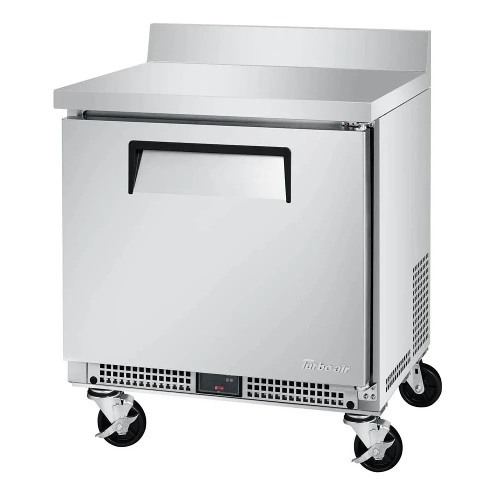 Turbo Air MWR-27S-N6 27″ 1-Section Worktop Refrigerator w/ 1 Door, 3.28 cu. ft.