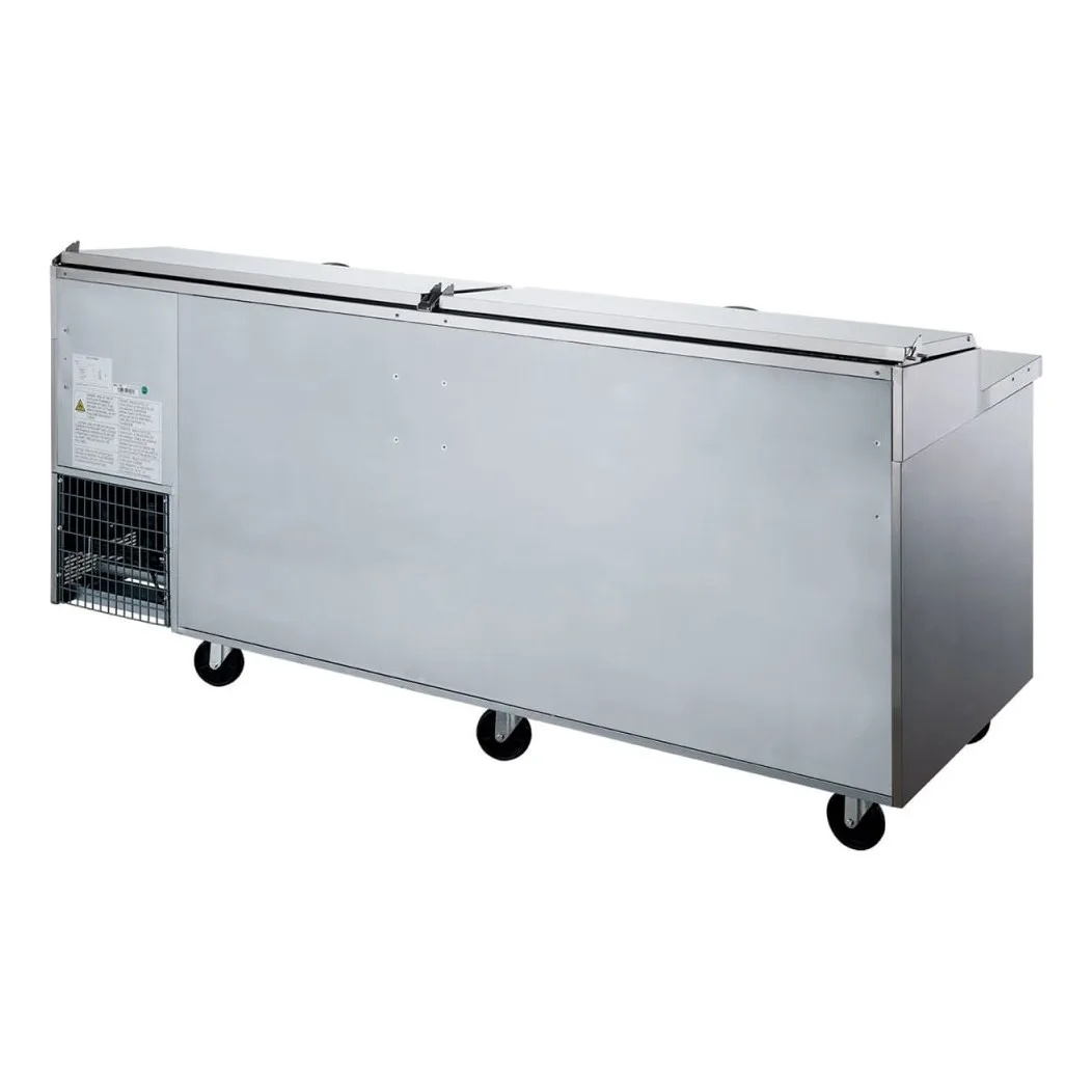 Dukers DPP90-12-S3 90 3/8" Pizza Prep Table w/ Refrigerated Base, 115v