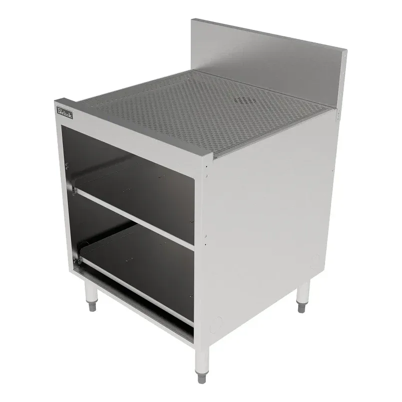 Perlick TSF24SC-GR 24″ Stationary Storage Cabinet w/ Open Base, 24″ Front to Back