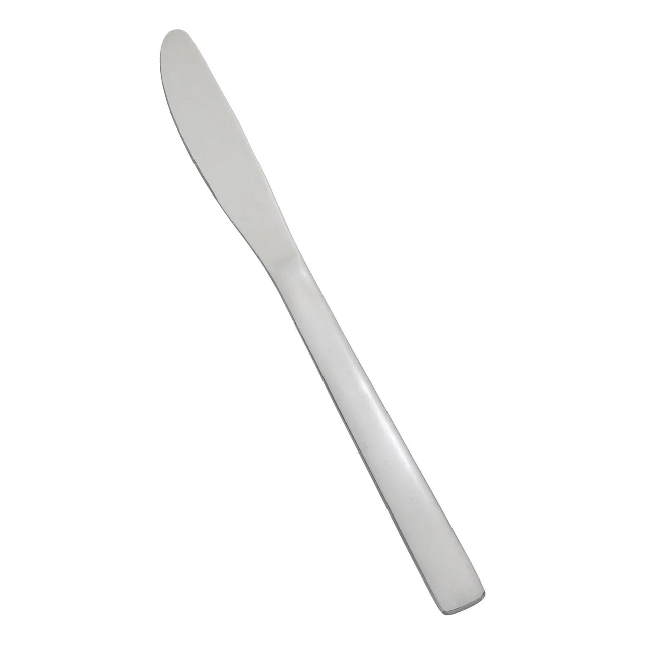 Winco 0012-08 Dinner Knife, 8" Heavy‑Weight 18/0 Stainless Steel, Windsor Vibro Finish - 1 Dozen