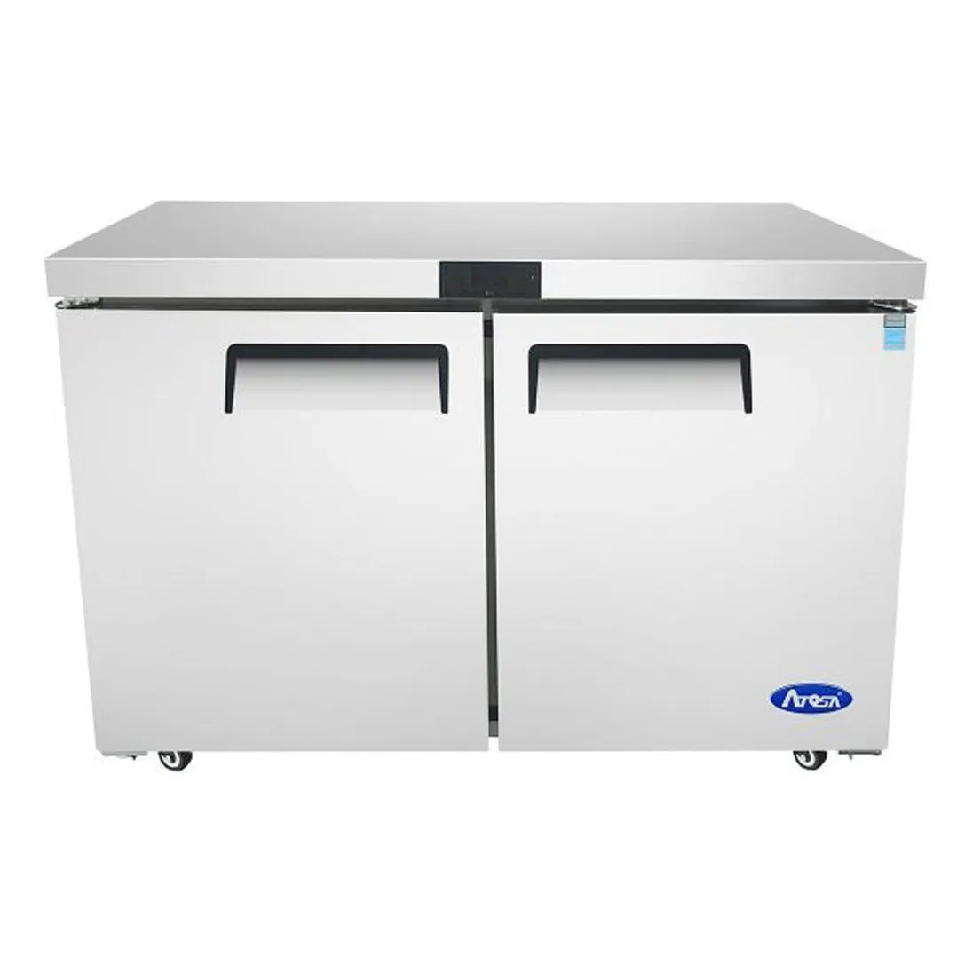 Atosa USA MGF8402GR 48" Two Section Undercounter Refrigerator w/ 2 Doors, 13.38 cu. ft.