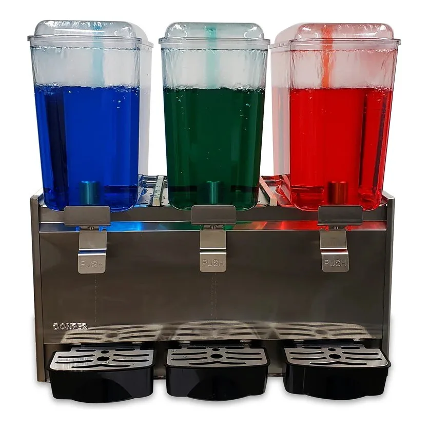 Donper D35 Electric Three Bowl Cold Beverage Dispenser