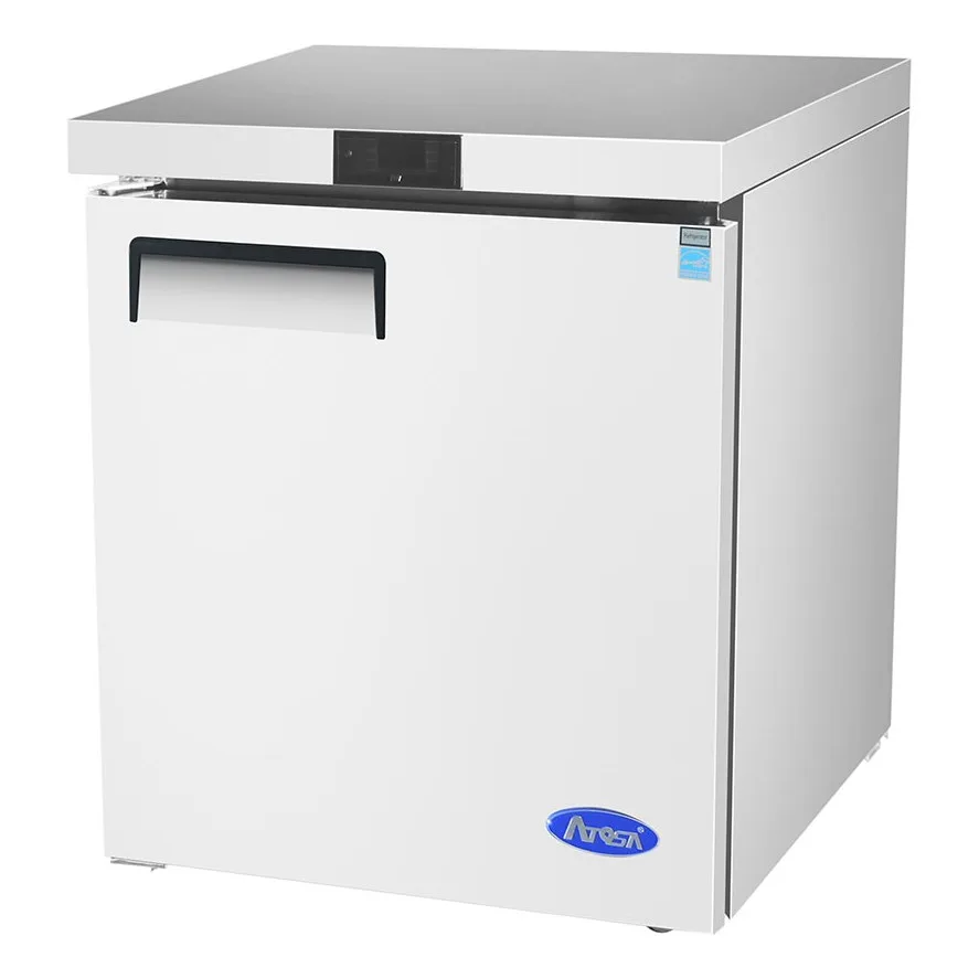 Atosa USA MGF8401GRL 27.5“ 1-Section Atosa Undercounter Refrigerator w/ 1 Door, 7.15 cu. ft.