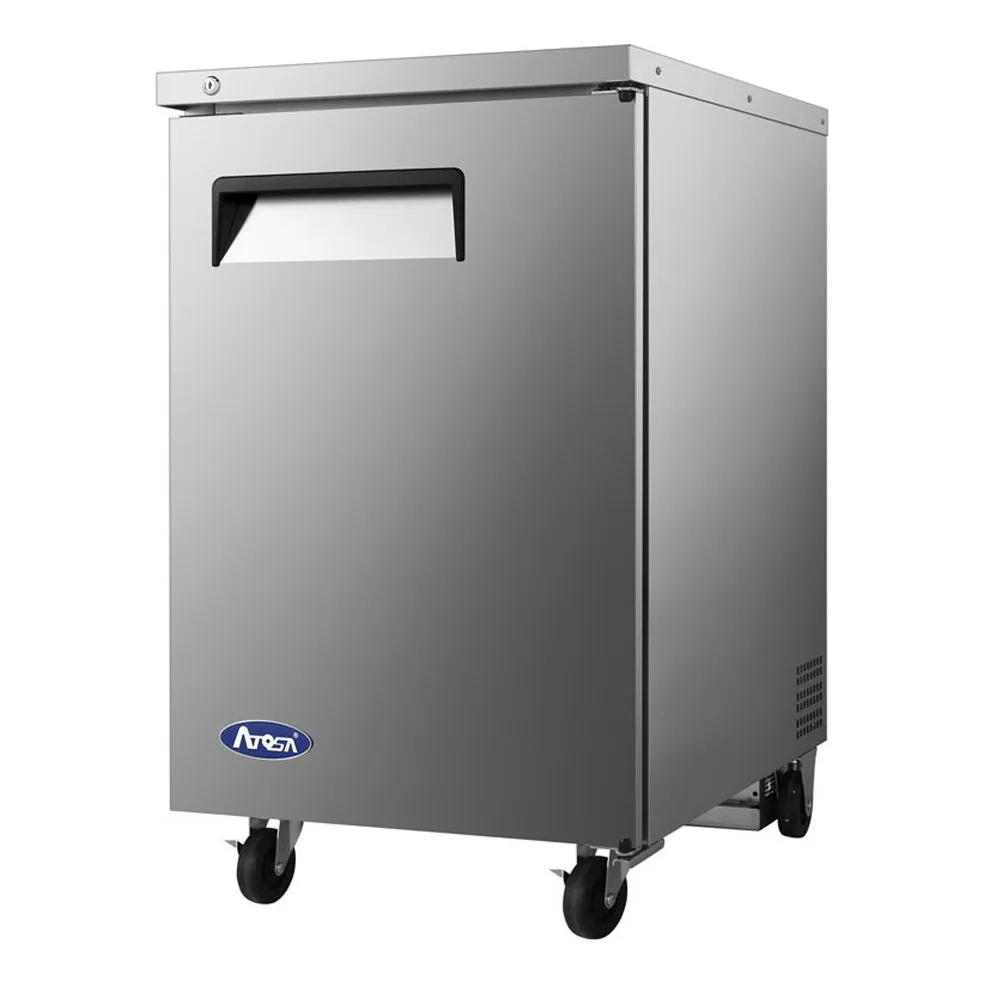 Atosa USA MBB23GR 23“ One Section Back Bar Cooler with Solid Door, 8.2 cu. ft.