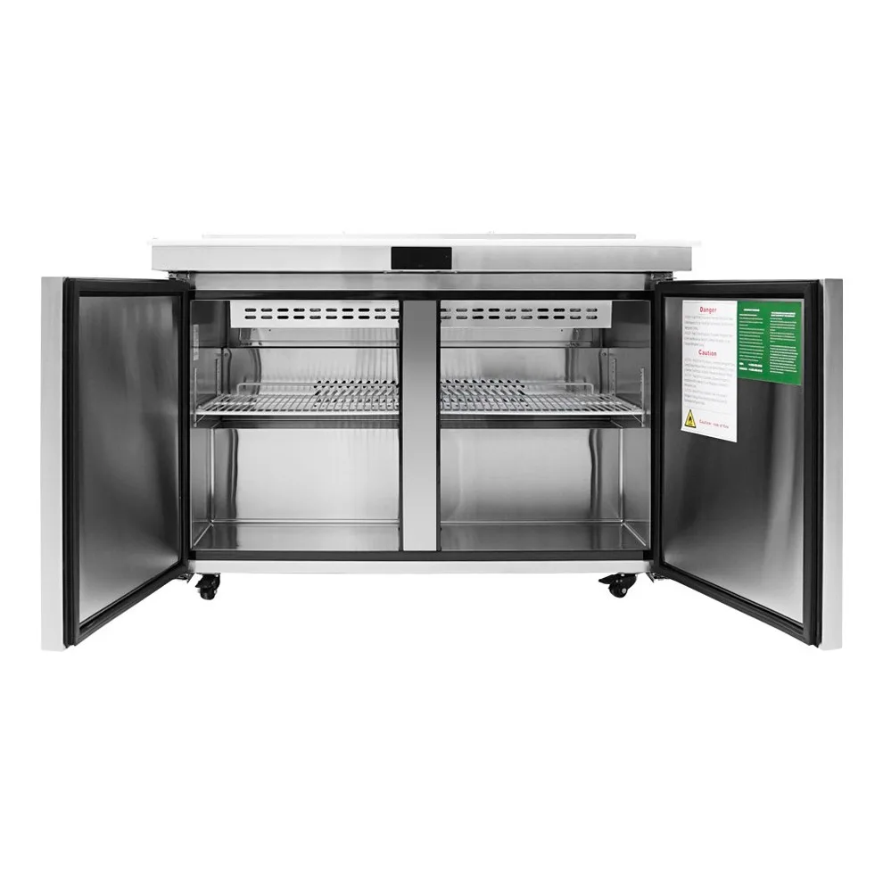 Atosa USA MSF8306GR-NTCV 48“ Two Section Mega Top Sandwich Prep Table