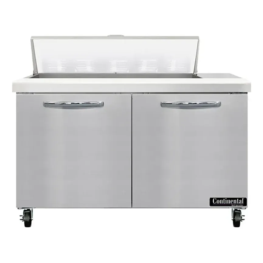 Continental SW48N10 48″ Sandwich/Salad Prep Table w/ Refrigerated Base, 115v