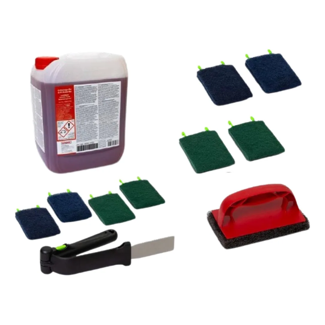RATIONAL 60.73.920 Cleaning Kit, 2.65 gal. Grill Cleaner, Cleaning Arm, Pads