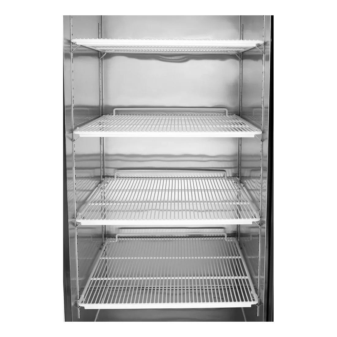 Atosa USA MCF8727GR 54“ Two Section Merchandiser Refrigerator with 2 Sliding Glass Door, 44.9 cu. ft.