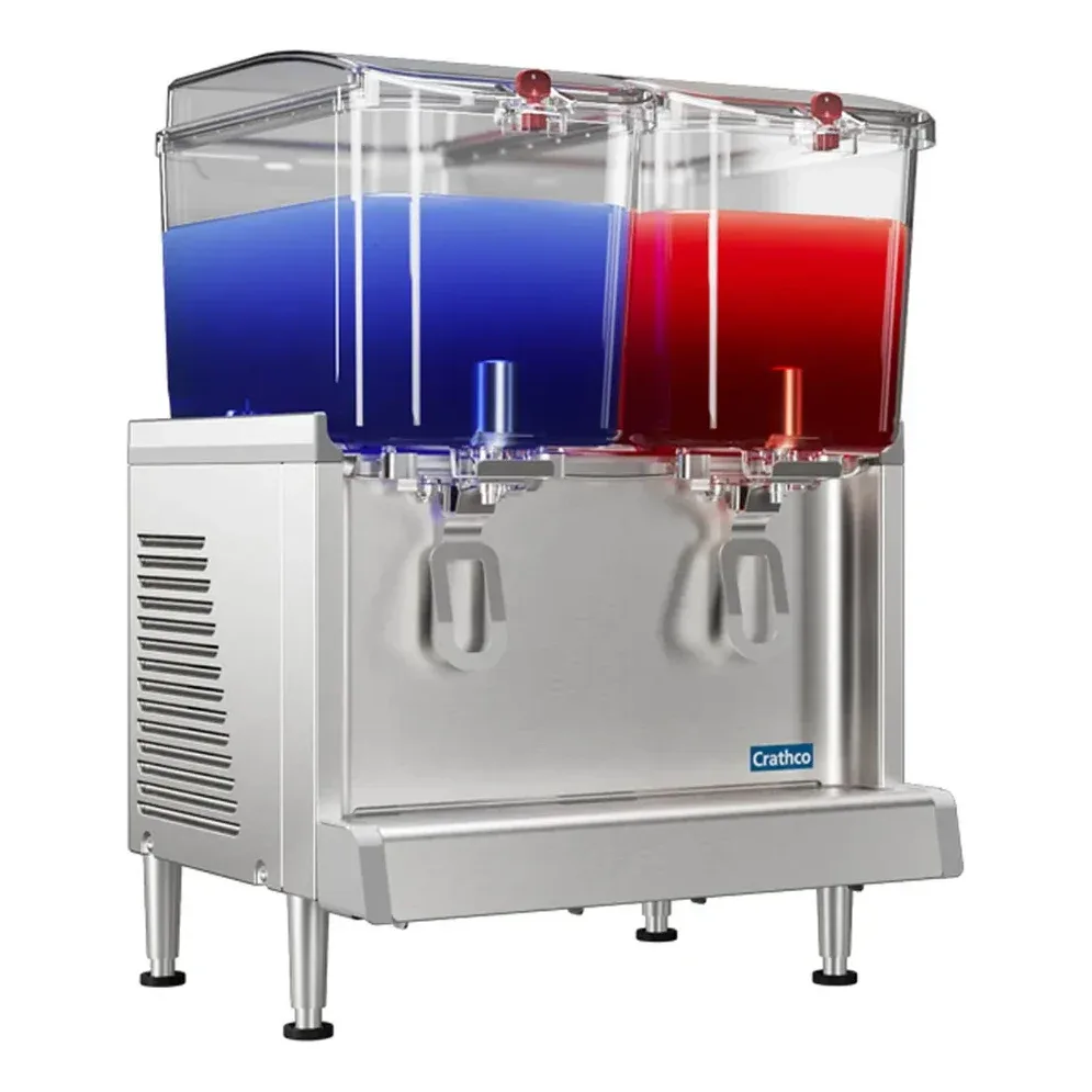 Crathco® CS-2D-16 (BPA FREE) Simplicity® Bubbler® Pre-Mix Cold Beverage Dispenser, 4.75 Gal/each