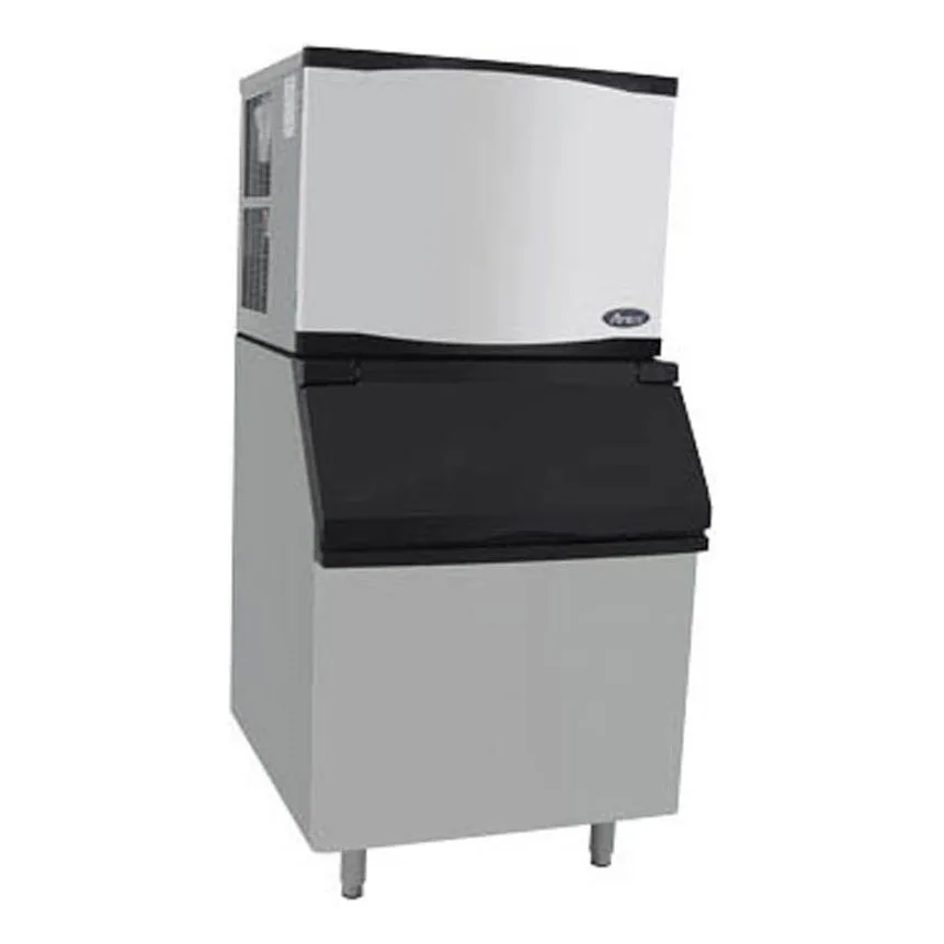 Atosa USA YR450-AP-161/CYR400P Air-Cooled Half Cube 460 lbs Ice Maker with 396 lbs Storage Bin