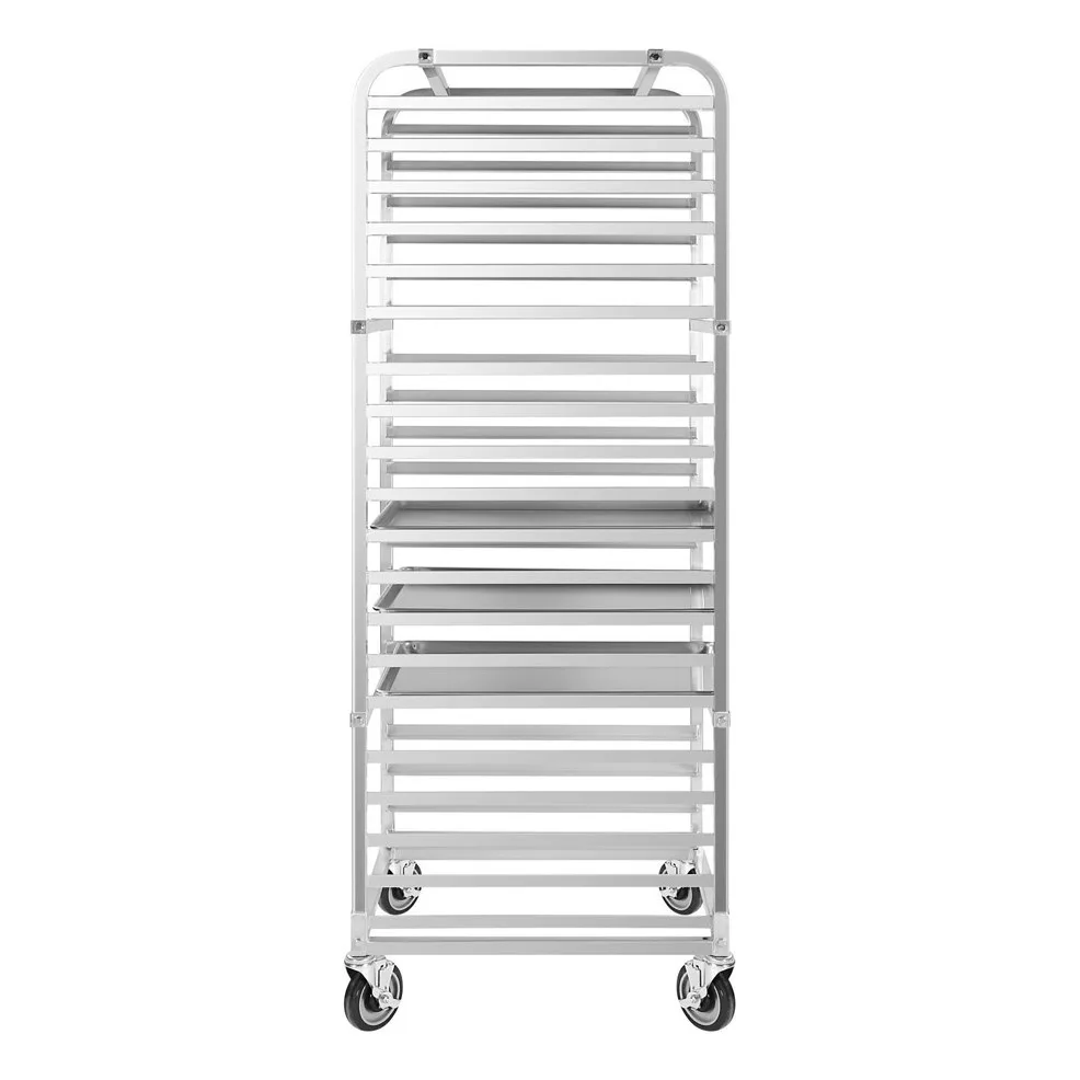 Atosa USA MPRA-20, 20 Pan Stainless Steel End Load Reach-In Refrigerator Sheet Pan Rack - Full Size