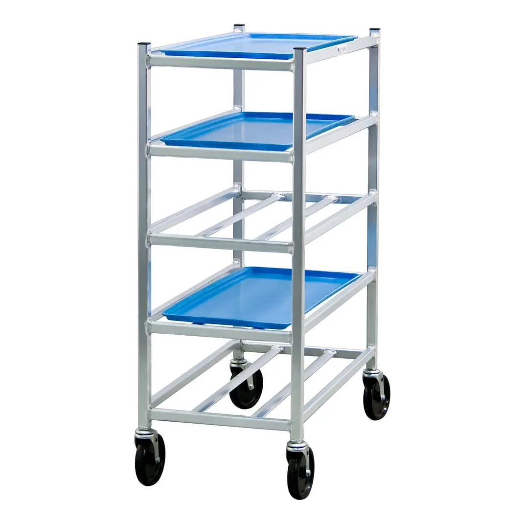 New Age 6354 Aluminum Universal Platter Rack w/ 5 Shelf Capacity