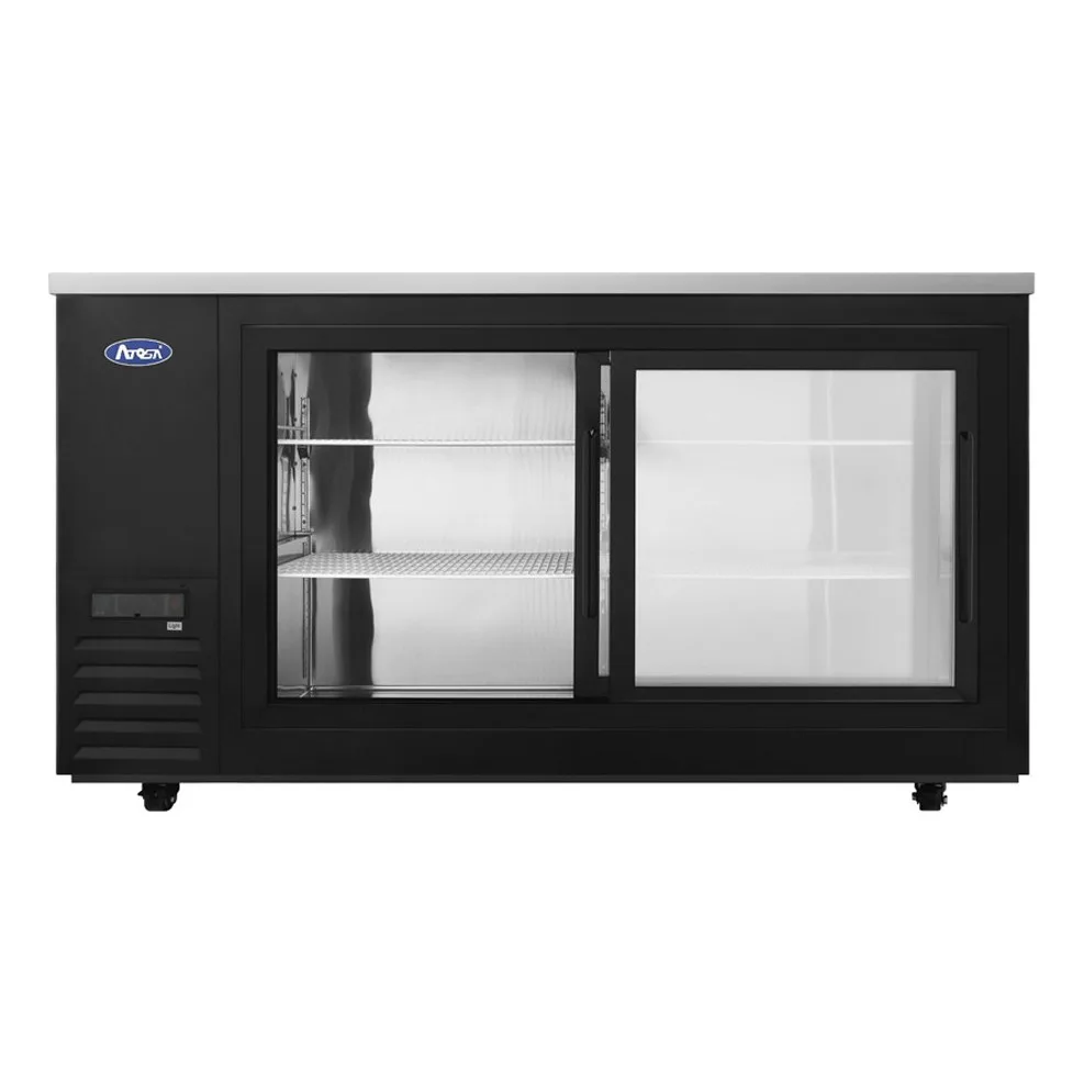 Atosa USA SBB69SGGRAUS2 Refrigerated Back Bar Cabinet