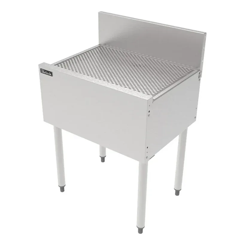 Perlick TS24DB-STK Under Bar Freestanding Drainboard – 6″ Back Splash, 24″ x 18 9/16″