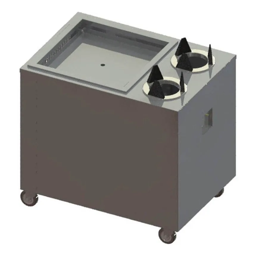 Piper Products ACS-ST-1020 Cup & Saucer Dispenser for 10" x 20" Racks