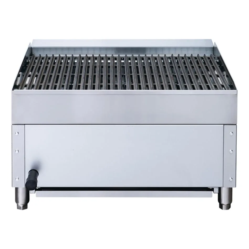 Dukers DCRB24 24" Gas Charbroiler w/ Cast Iron Grates - Convertible
