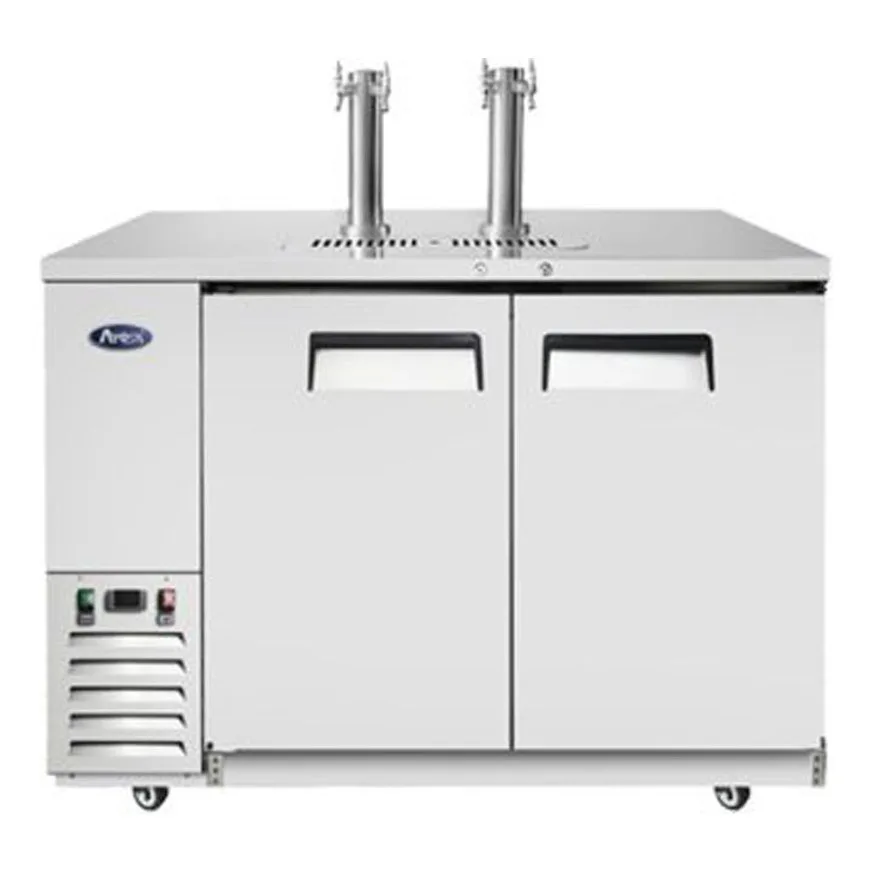 Atosa USA MKC58GR 57" 2 Towers Draft Beer Cooler Dispenser, 17.3 cu. ft.