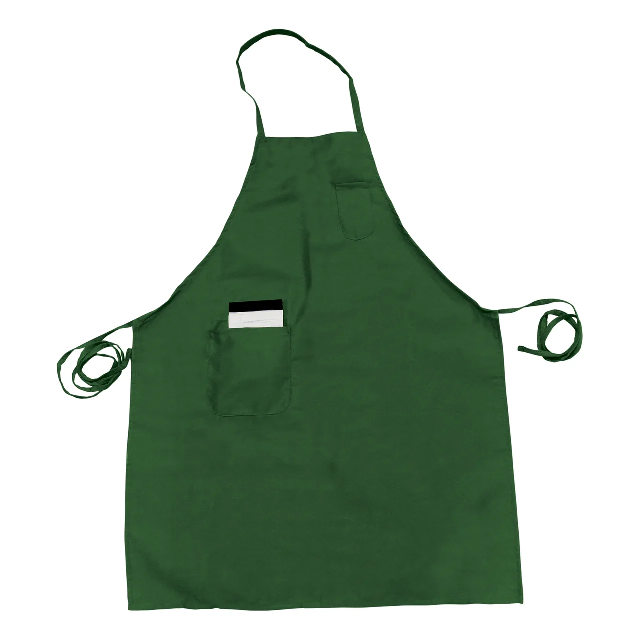 Thunder Group CA3326GR Chef Regalia Bib Aprons, 33" X 26", Full-Length With Pocket, 65/35 Poly/Cotton