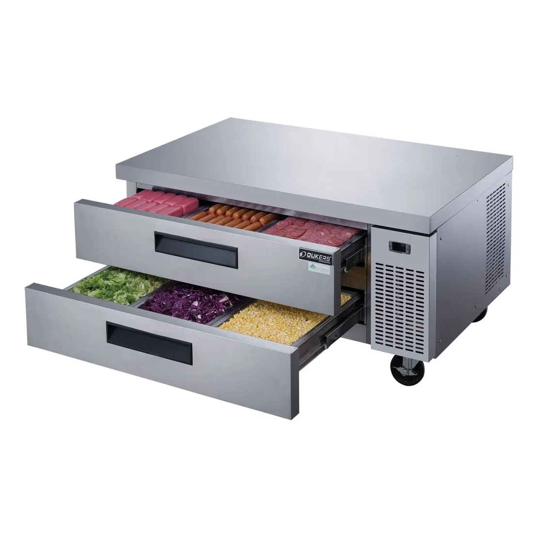 Dukers DCB48-D2 48" Chef Base w/ (2) Drawers - 115v