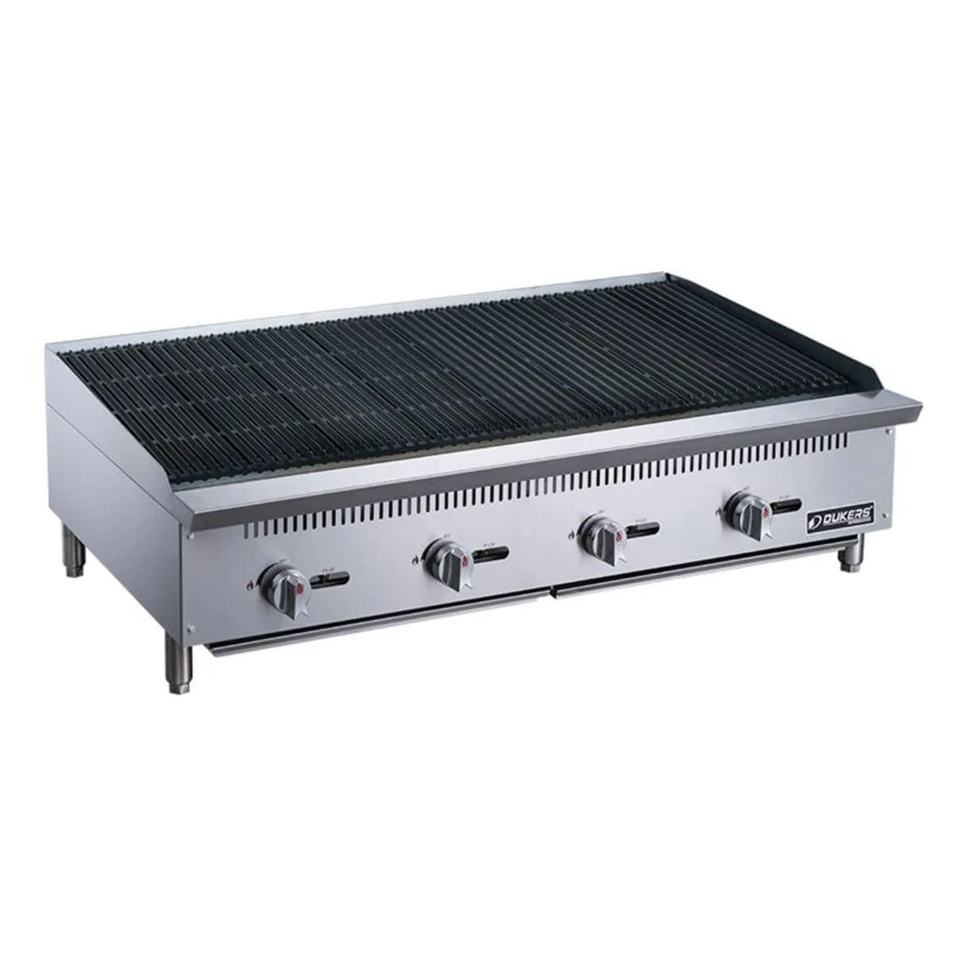 Dukers DCRB48 48" Gas Charbroiler w/ Cast Iron Grates - Convertible