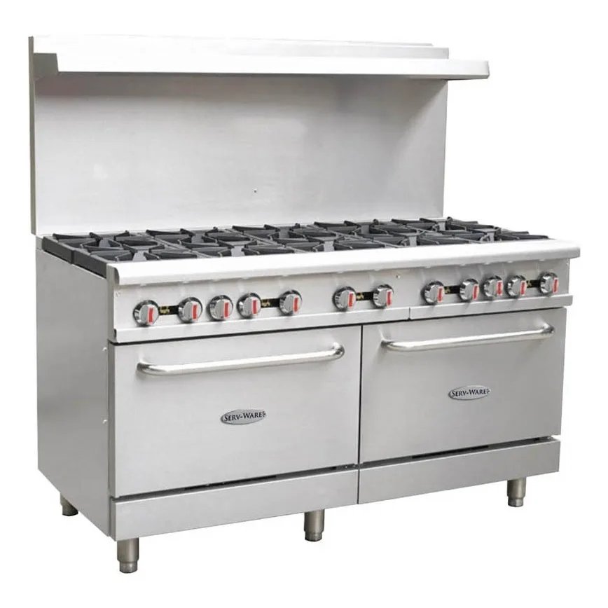 Serv-Ware SGR-10B 60″ Gas Restaurant Range