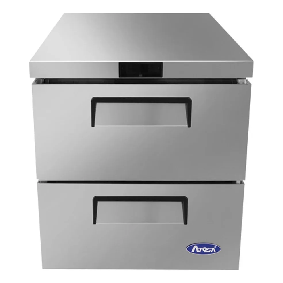 Atosa USA MGF8415GR 27“ One Section Undercounter Refrigerator w/ 2 Drawers, 7.15 cu. ft.